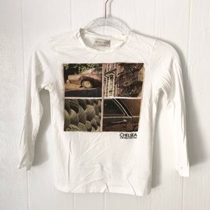Zara Boys Graphic Long Sleeve Tee